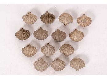 Collection Of 15 Scallop Shell Form Tealight Candle Holders