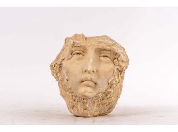 Planter In The Form Of A Woman's Face