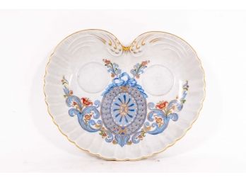 Elizabeth Arden Orient Express Heart Shaped Porcelain Vanity Top Tray