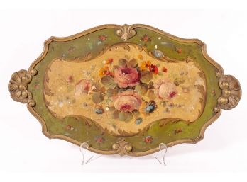 Shabby Chic Painted Wood Tray