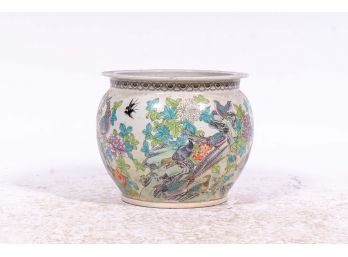 Japanese Style Painted Fishbowl