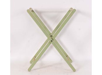 Green-painted Luggage Stand