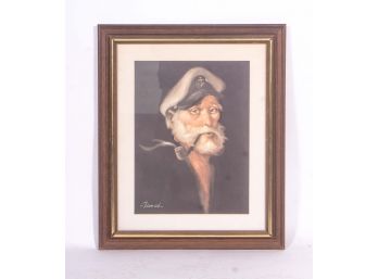 Portrait Of A Sea Captain, Signed French