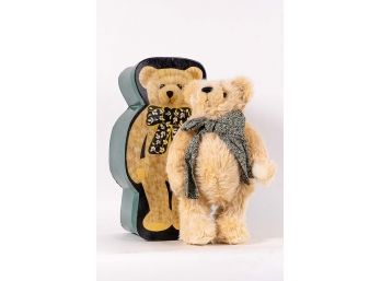 Haus Of Klaus Teddy Bear With Bowtie And Original Box
