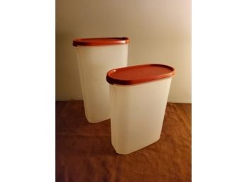 Pair Of Vintage Tupperware Containers
