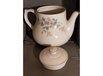 Vintage Hall's Superior Quality Ovenware Springtime Pattern Teapot