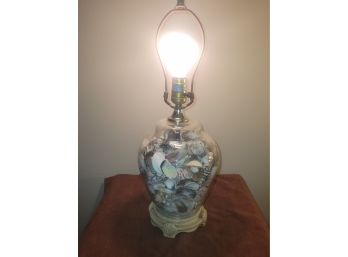 Unique Glass Seashell Lamp