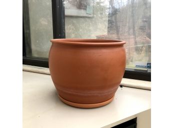 Large Ceramic Pot, 12 1/4' Tall