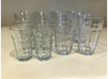 Classic Vintage Palaks Style Drinking Glasses, 14 Pieces