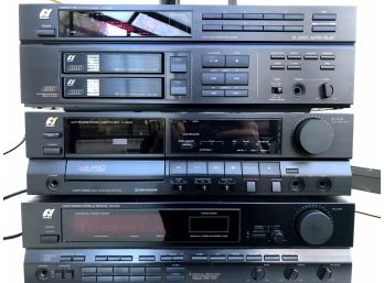 Sansui SP-X1U 12 Disc Stereo System, Cassette And Disc Player