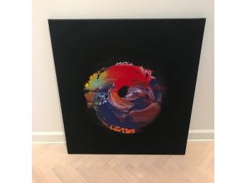 Charles Clough Omicron Ceti 1989, 36H X 33W, Paint On Canvas
