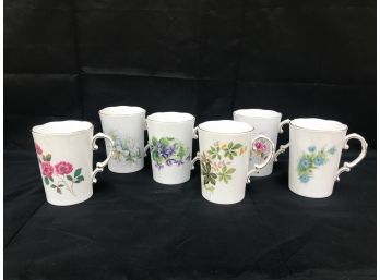 Vintage Royal Adderley Bone China Tea Cups 6 Pieces