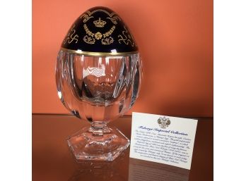 Amazing Rare FABERGE & ST LOUIS Perfume Bottle & Imperial Crystal Egg - Numbered Limited Edition - Paid $2,800
