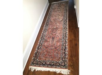 Fantastic Sino Persian Hand Knotted Runner  OVER 10 FEET Long - Was VERY Expensive - GREAT Colors & Condition
