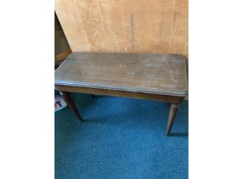 Sturdy Vintage Piano Stool For Two
