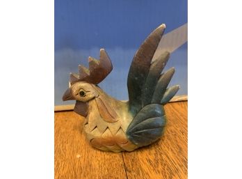 Wooden Carved Rooster