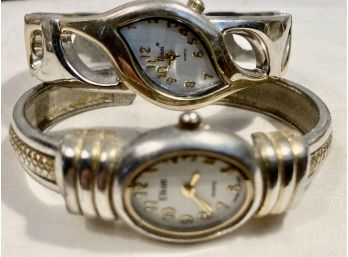 2 Ladies Watches One Cuff Watch One With A Band