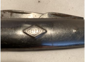 Antique Imperial Diamond Pocket Knife With With DE On The Side