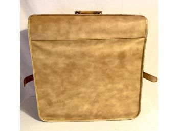 Vintage Yellow Walsco Square Luggage Bag