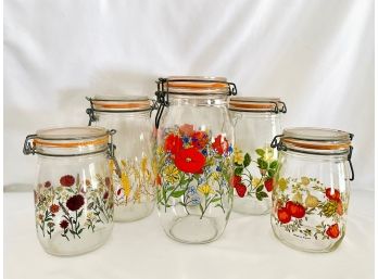 Collection Of Canning Jars Made In France