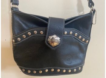 Harley-Davidson Women's Leather Purse With Adjustable Strap