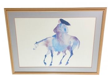 Large  'Mother Moon' Lithograph By Carol Griggs (43 X 32)