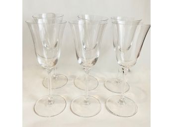 Six Vera Wang Wedgwood Wine Glasses