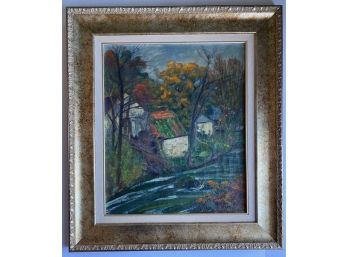 Alfred Smith Original Oil Painting Purchased At Doyle, Unsigned