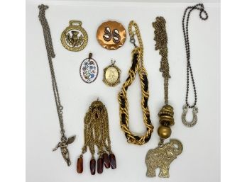 9 Vintage Necklaces & Pendants