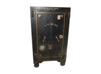 Original Vintage Bank Safe With Combination