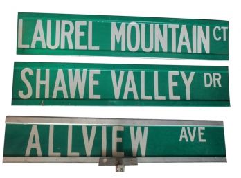 Collection Of Street Signs