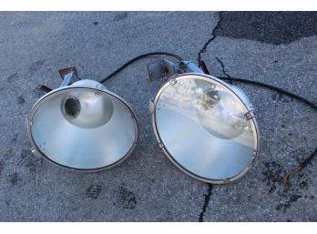 Awesome Pair Of Industrial Lights