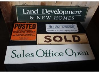Interesting Collection Of Business Related Signs