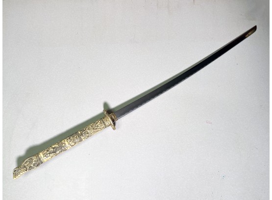 A Vintage Ivory Handled Ceremonial Sword
