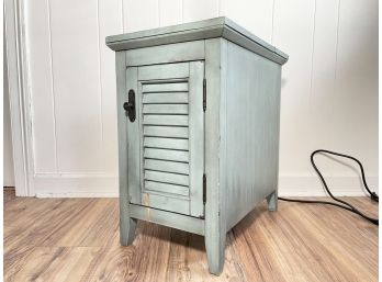 A Painted Wood Nightstand
