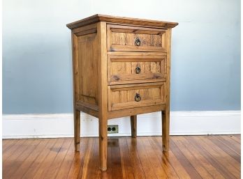 A Vintage Pine Nightstand Or End Table