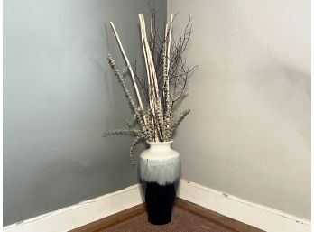 A Modern Vase With Faux Floral