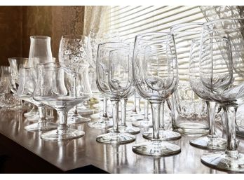 A Large Assortment Of Crystal And Glassware - Featuring Waterford