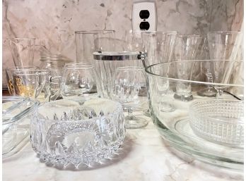 A Glass And Crystal Assortment
