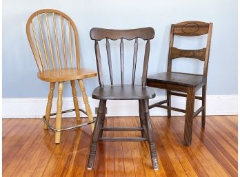 A Trio Of Vintage Chairs
