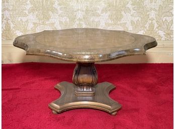 A Vintage Spindle Based Lacquered Coffee Table