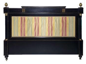 An Amazing Neoclassical Style King Headboard By Maitland-Smith