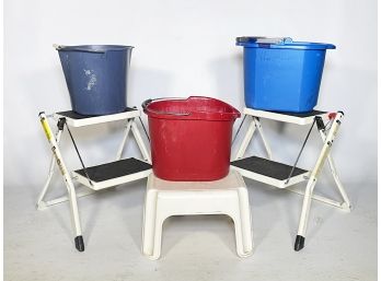 Buckets And Step Stools