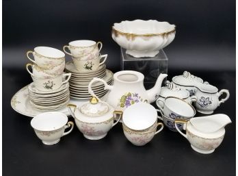 A Large Assortment Of Vintage China