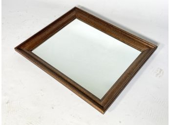 A Vintage Oak Framed Mirror