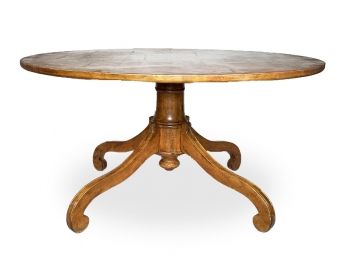 A Gorgeous Vintage Solid Hardwood Dining Table From ABC Carpet And Home
