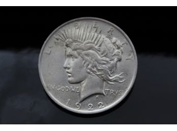 1922  Peace Dollar Silver Coin