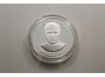 Gerald Ford Sterling Silver Coin