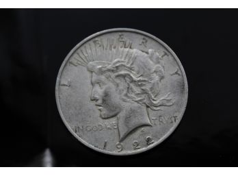 1922 D Peace Dollar Silver Coin