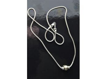Sterling Silver 14k Cape Cod Pendant Necklace